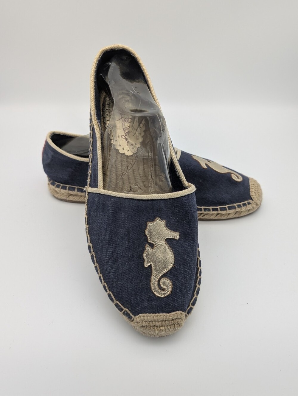 Lilly Pulitzer Canvas Espadrilles with Seahorse Accent